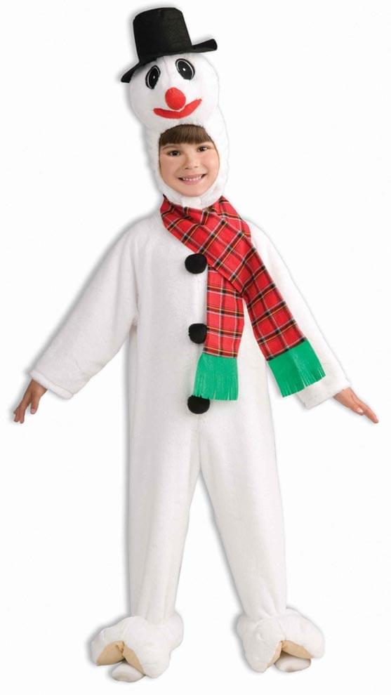 Snowman Mascot Costume Child