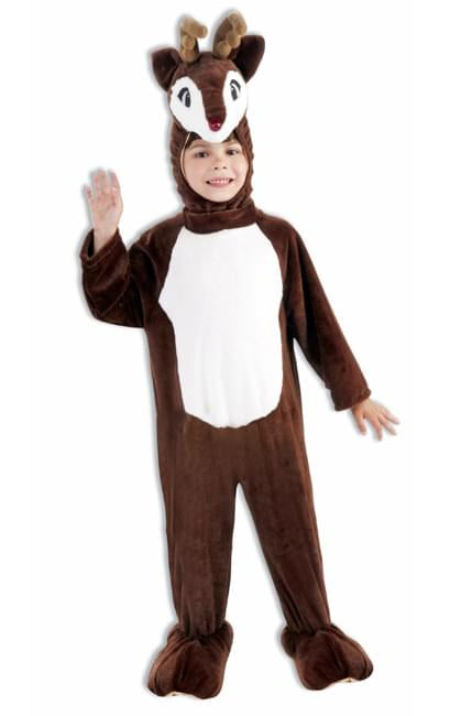 Red Nosed Reindeer Mascot Costume Child