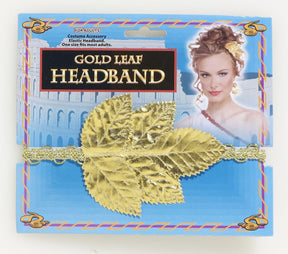 Gold Roman Leaf Costume Headband Adult