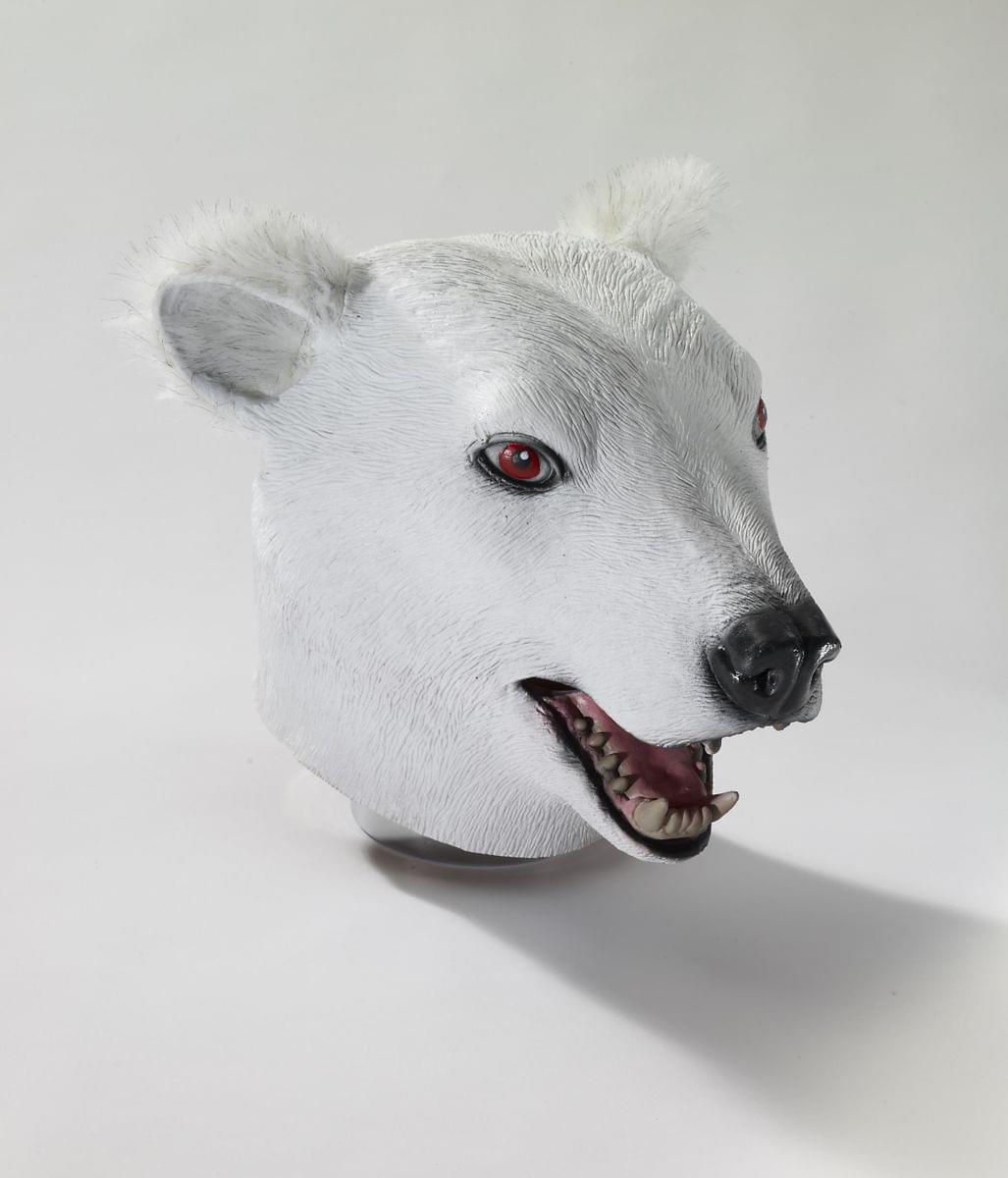 Deluxe Latex Animal Mask Adult: Polar Bear