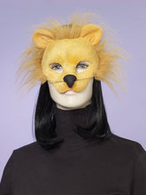 Deluxe Fuzzy Animal Mask Adult: Lion
