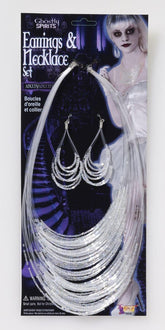 Ghostly Spirits Earring & Necklace Costume Jewelry Set