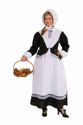 Thanksgiving Colonial Pilgrim Costume Dress Adult Plus