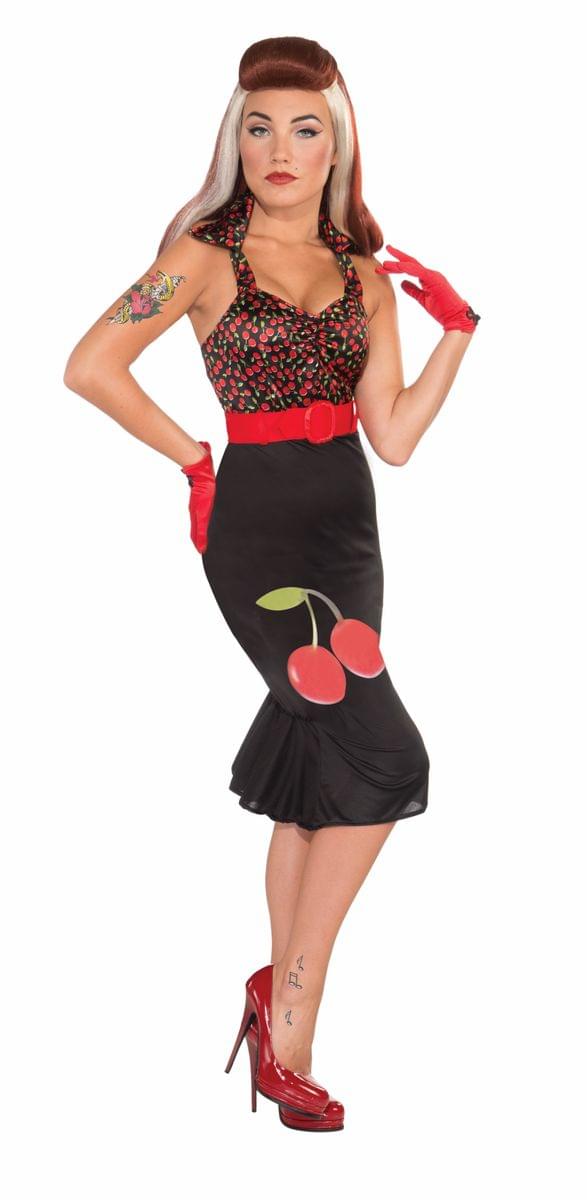 Retro Pin Up Girl Cherry Anne Costume Dress Adult