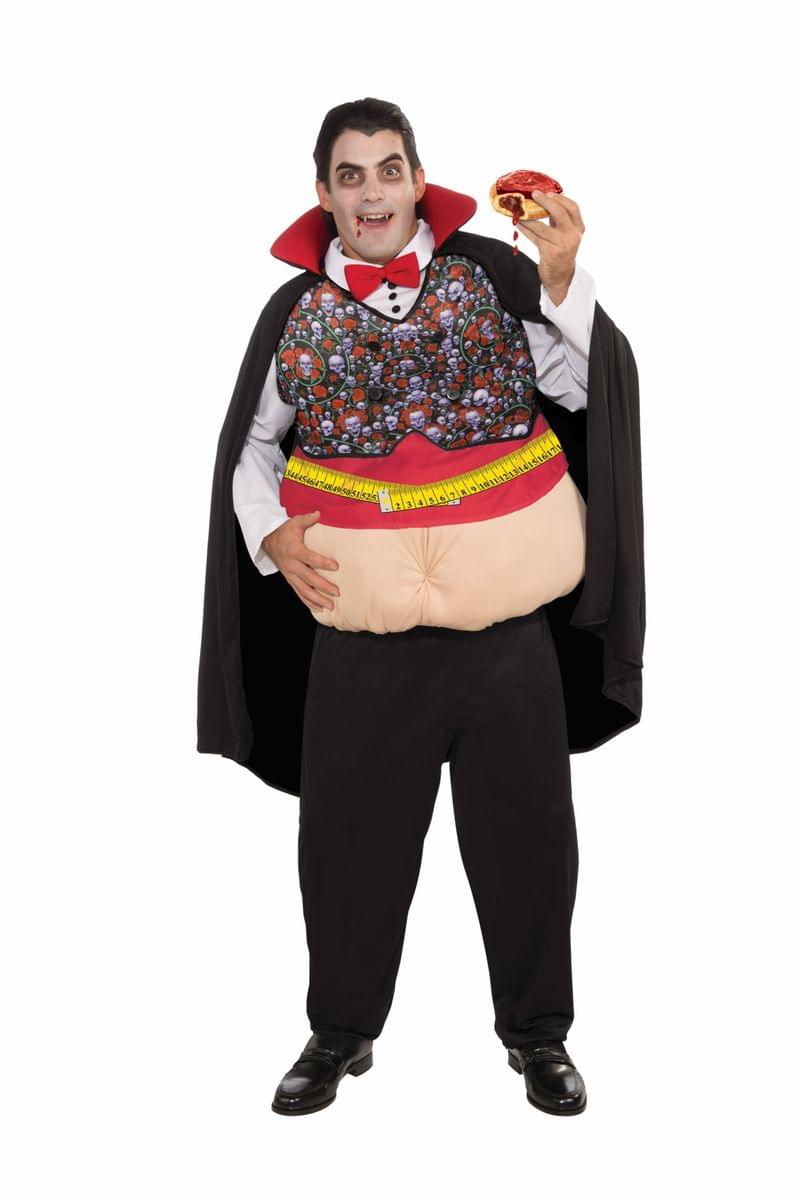Count D'Calories Fat Dracula Costume Adult