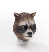 Latex Animal Costume Mask Adult: Raccoon