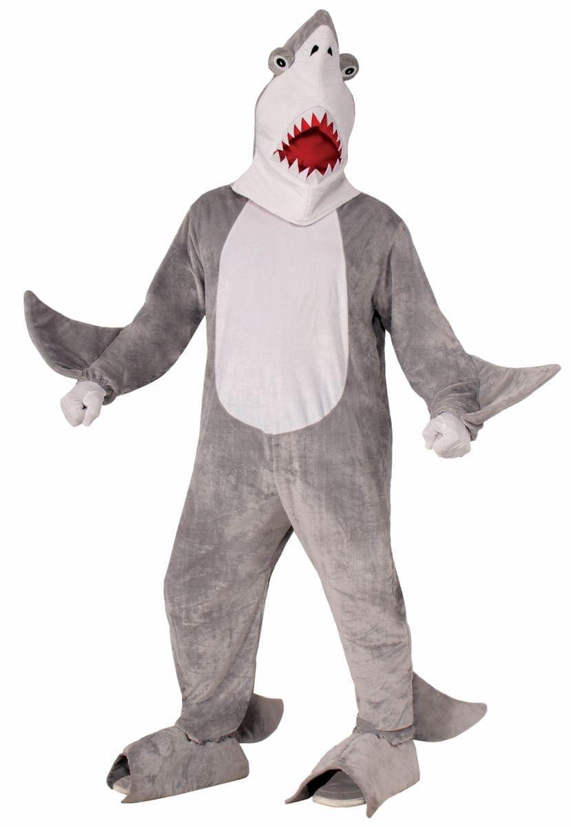 Plush Chomper the Shark Adult Costume One Size Fits Most