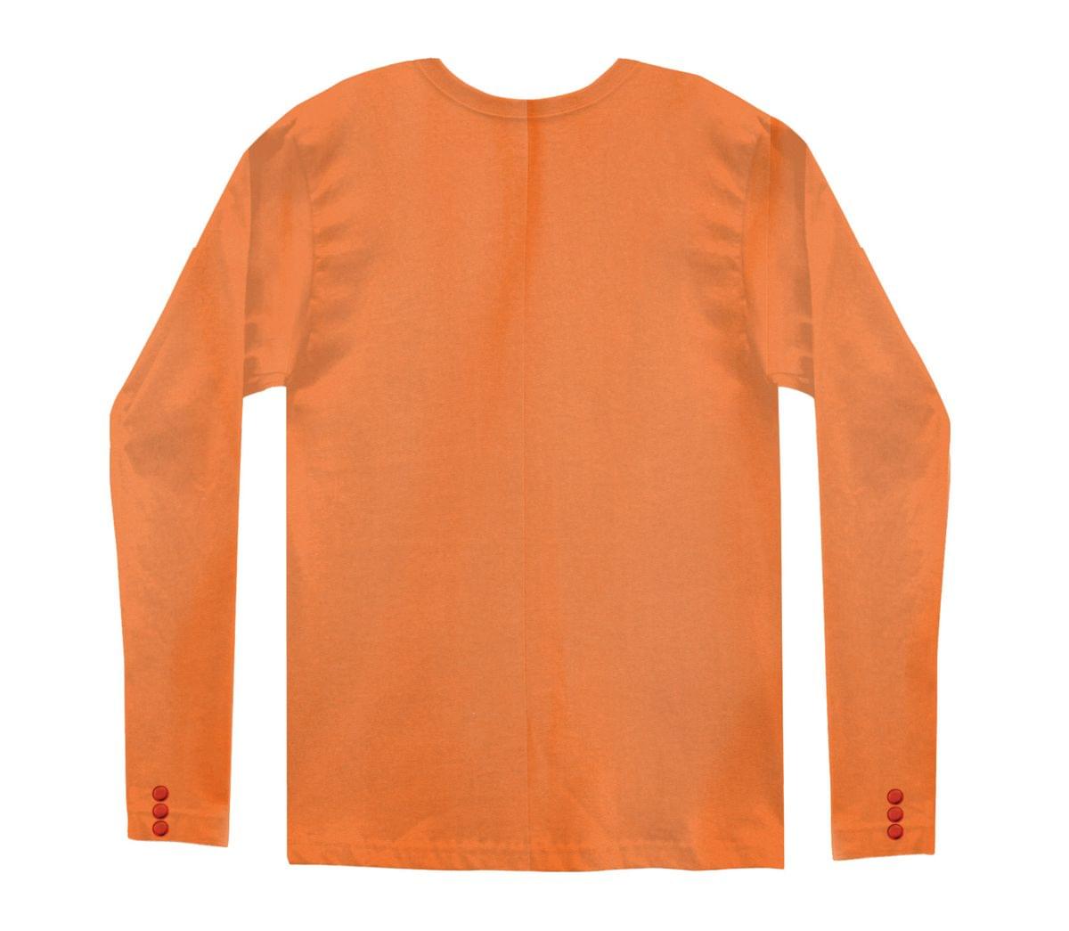 Faux Orange Tuxedo Costume T-Shirt Adult