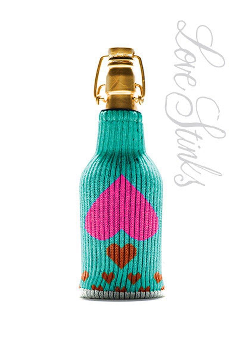 Bottle Sweater Koozie Love Stinks