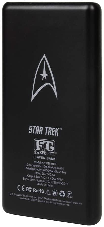 Star Trek TOS Delta 10,000mAh Power Bank with Dual 2.4A USB Charging Ports