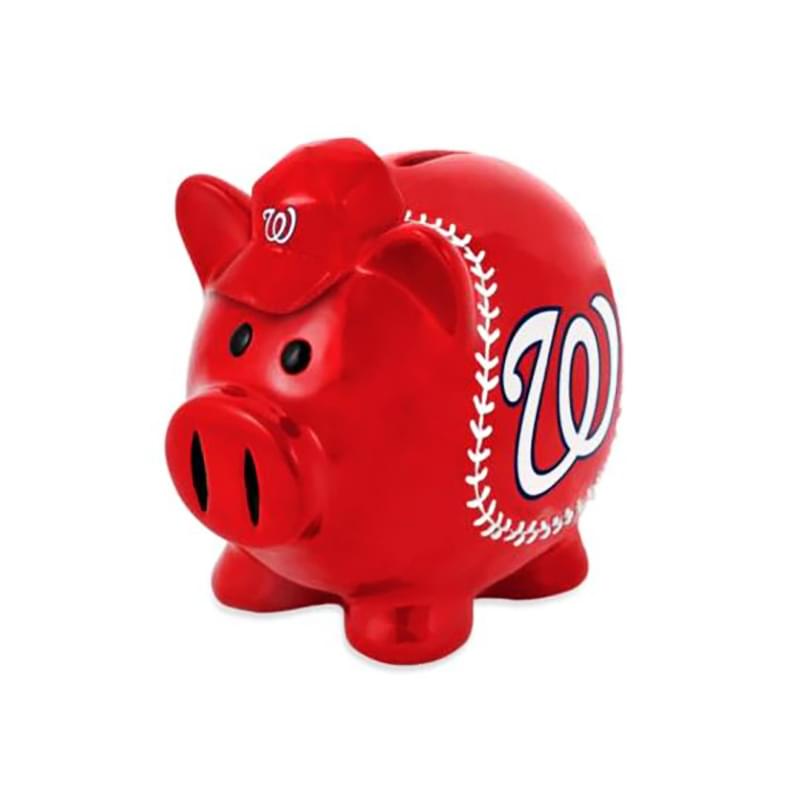 Washington Nationals 8 Inch MLB Resin Piggy Bank