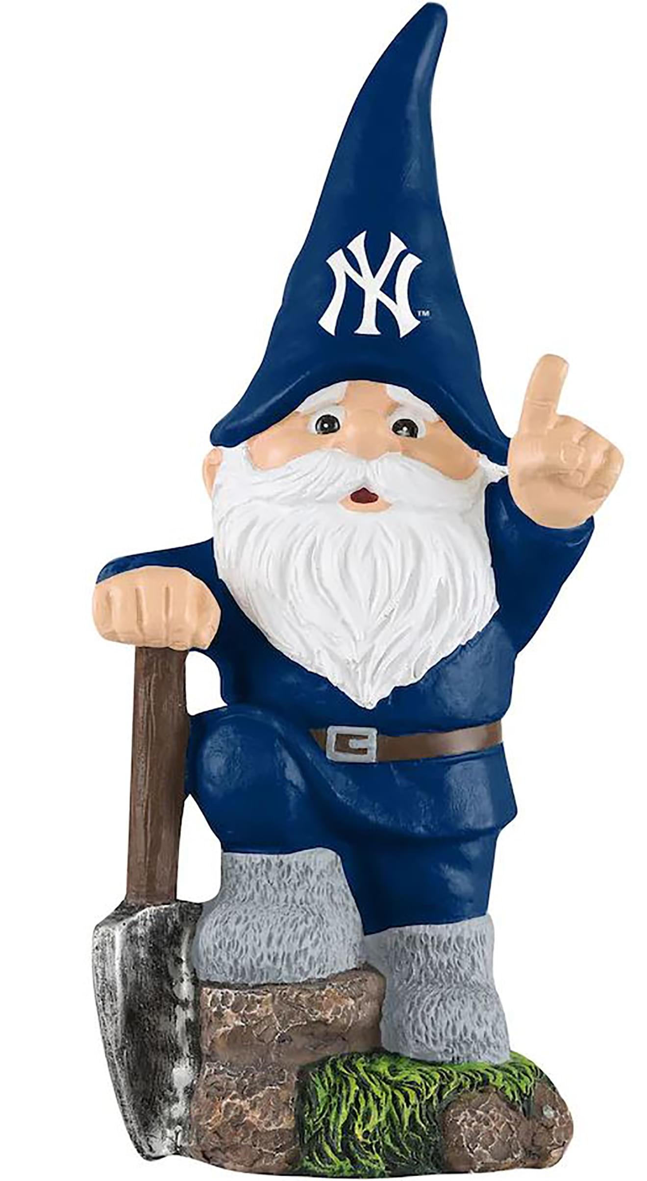 New York Yankees MLB 10.5 Inch Shovel Time Garden Gnome