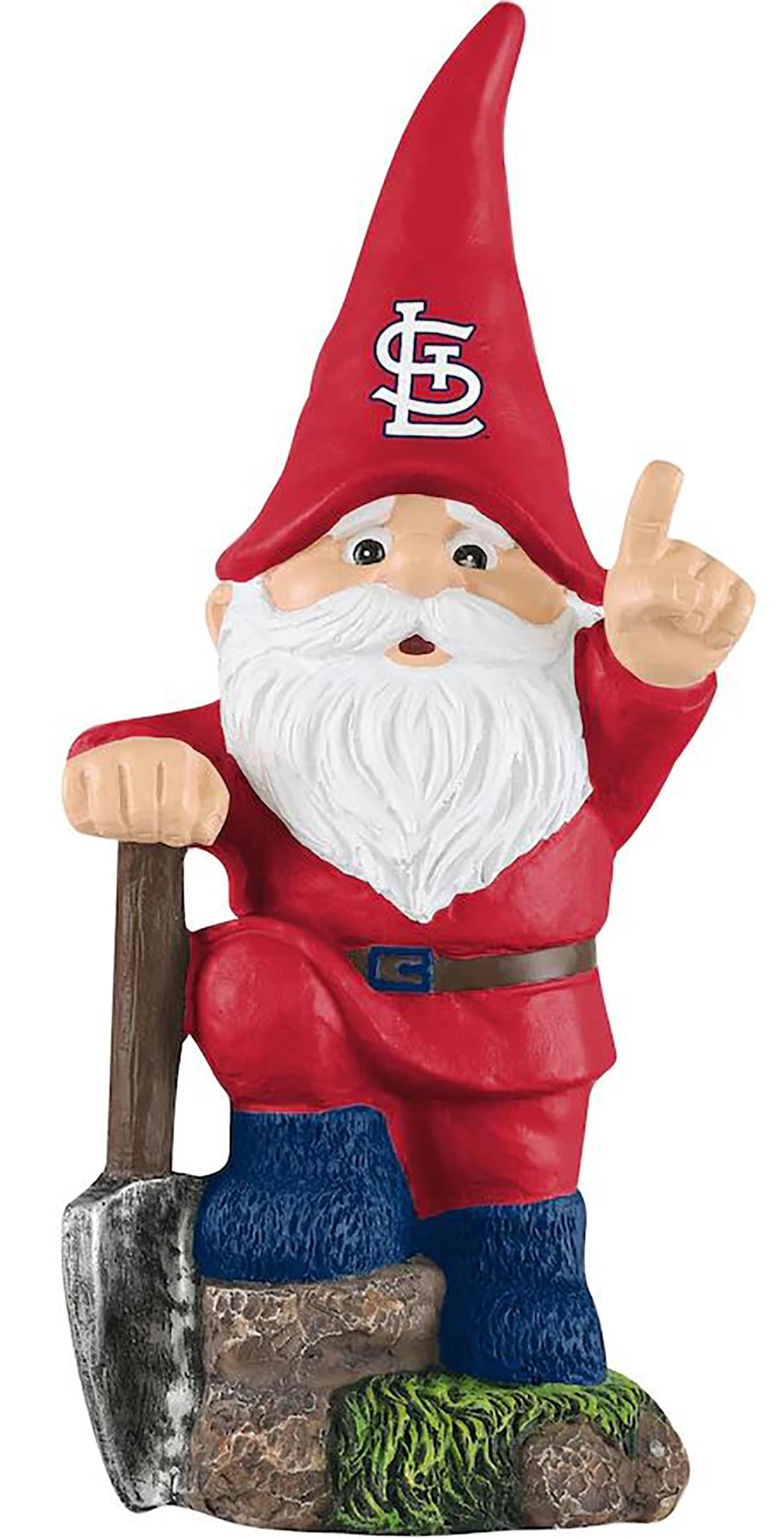 St. Louis Cardinals MLB 10.5 Inch Shovel Time Garden Gnome