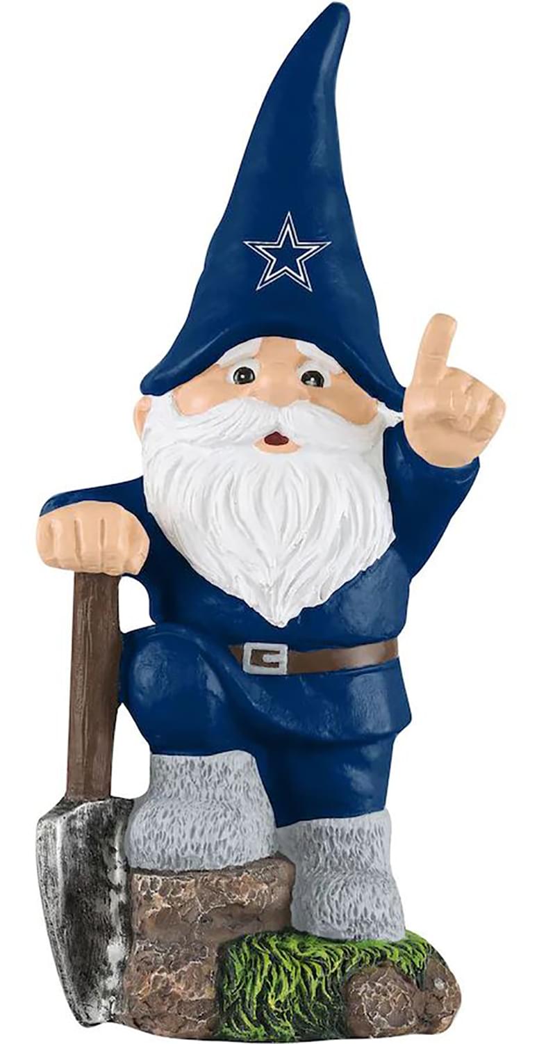 Dallas Cowboys NFL 10.5 Inch Shovel Time Garden Gnome