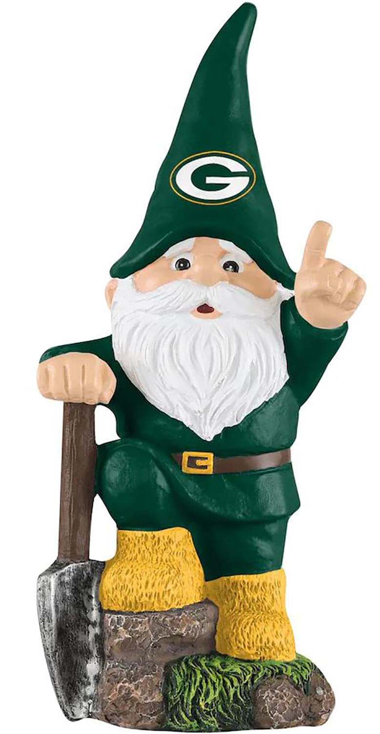 Green Bay Packers NFL 10.5 Inch Shovel Time Garden Gnome
