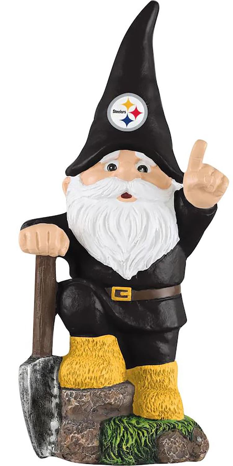 Pittsburgh Steelers NFL 10.5 Inch Shovel Time Garden Gnome
