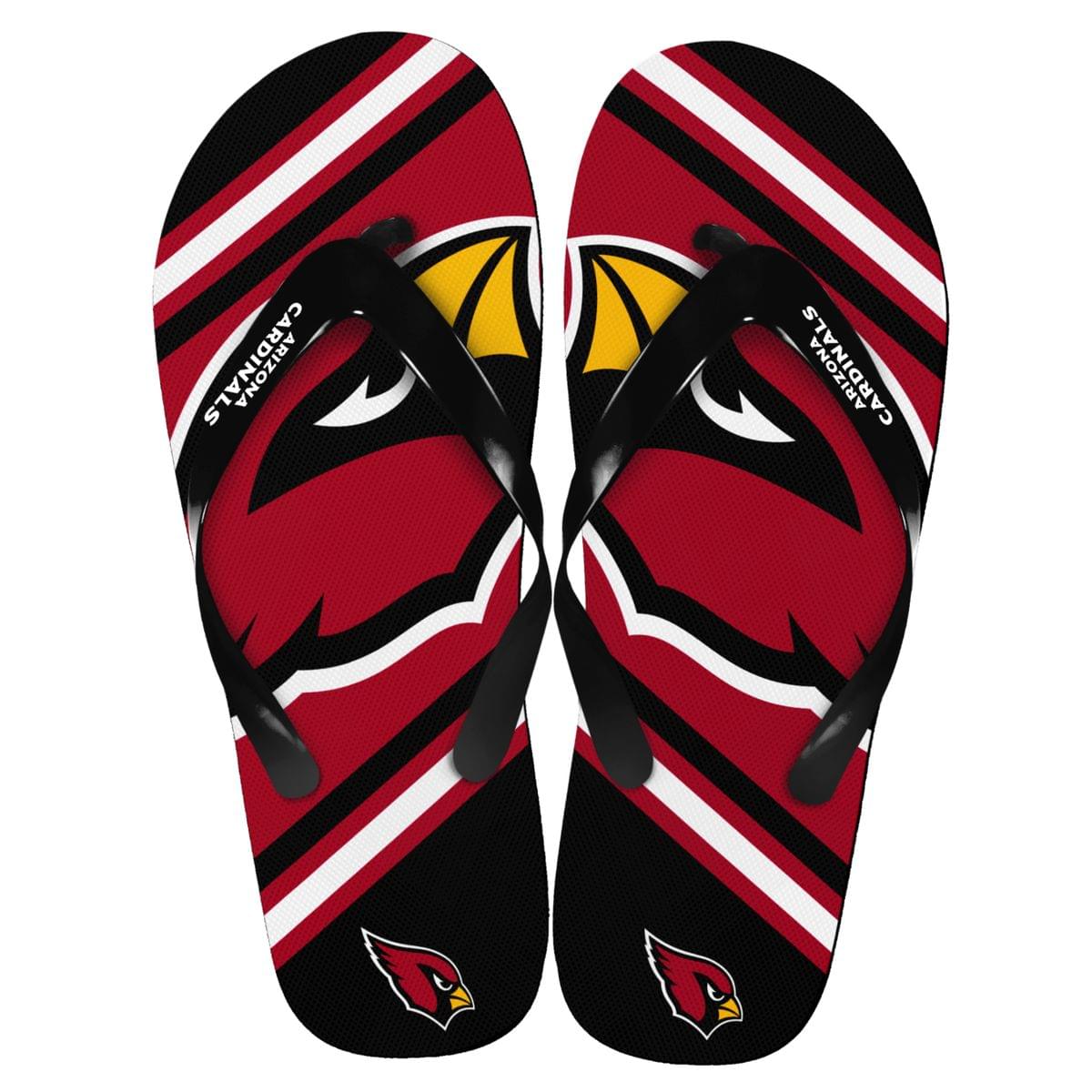 Arizona Cardinals NFL Unisex Big Logo Flip Flops