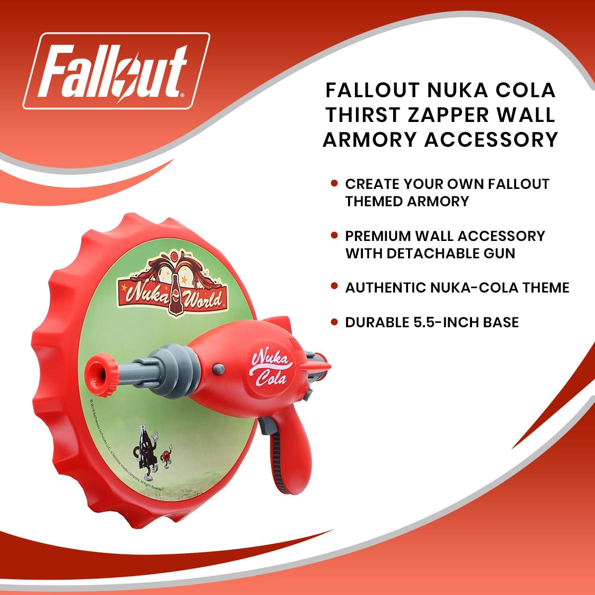 Fallout Nuka Cola Thirst Zapper Wall Armory Accessory