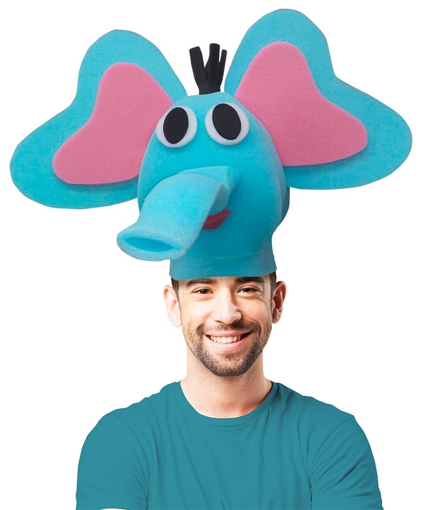 Elephant Adult Foam Costume Hat - One Size