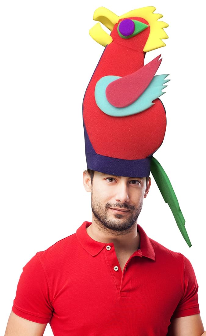 Parrot Adult Foam Costume Hat - One Size