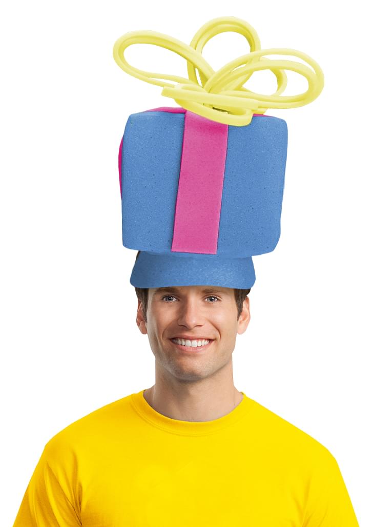 Present Adult Foam Costume Hat - One Size