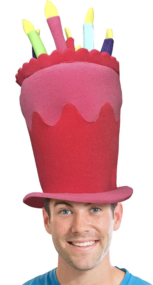 Top Hat w/ Candles Adult Foam Costume Hat - One Size