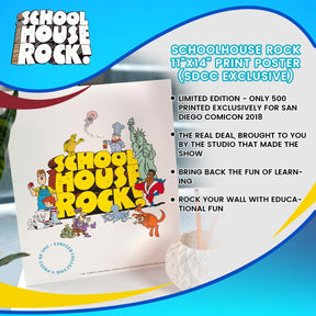 Schoolhouse Rock 11"x14" Print Poster (SDCC Exclusive)