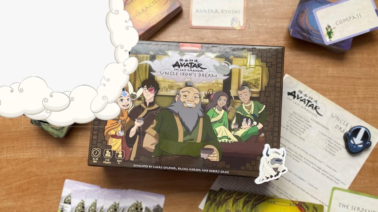 Nickelodeon Avatar The Last Airbender Uncle Irohs Dream Board Game