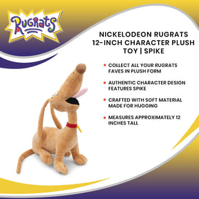 Nickelodeon Rugrats 12-Inch Character Plush Toy | Spike