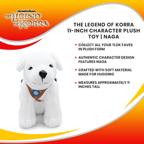The Legend of Korra 11-Inch Character Plush Toy | Naga