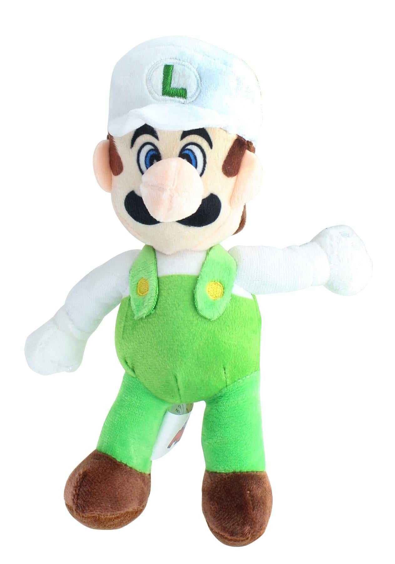 Super Mario 8.5 Inch Character Plush | Fire Luigi