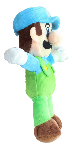 Super Mario 8.5 Inch Character Plush | Ice Luigi