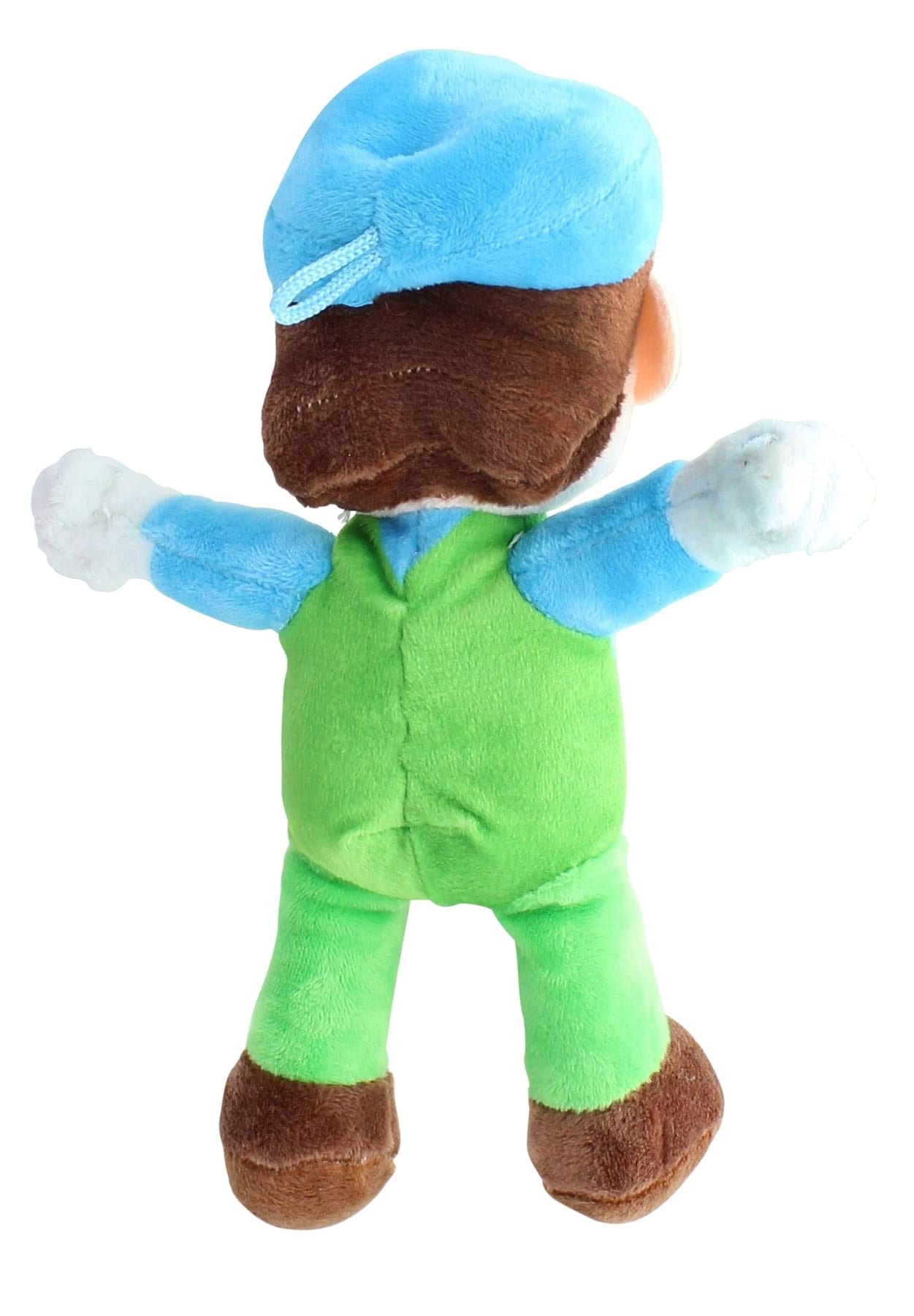 Super Mario 8.5 Inch Character Plush | Ice Luigi