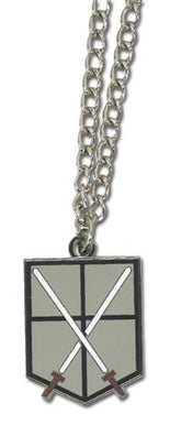 Attack On Titan 104th Trainees Squad Emblem Metal Necklace