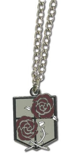 Attack On Titan Garrison Stationary Guard Emblem Metal Necklace