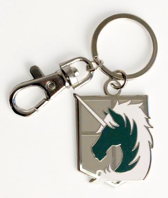 Attack On Titan Military Police Brigade Emblem Metal Keychain