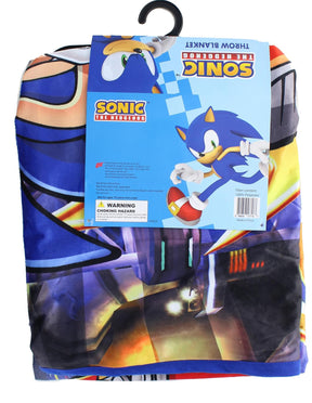 Sonic the Hedgehog Sonic & Knuckles 46x60 Inch Fleece Throw Blanket