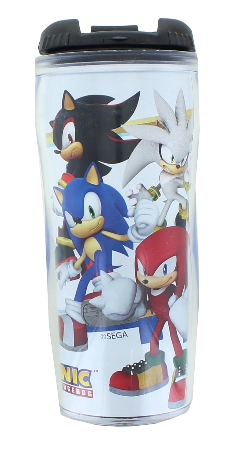 Sonic The Hedgehog Main Group Plastic Tumbler