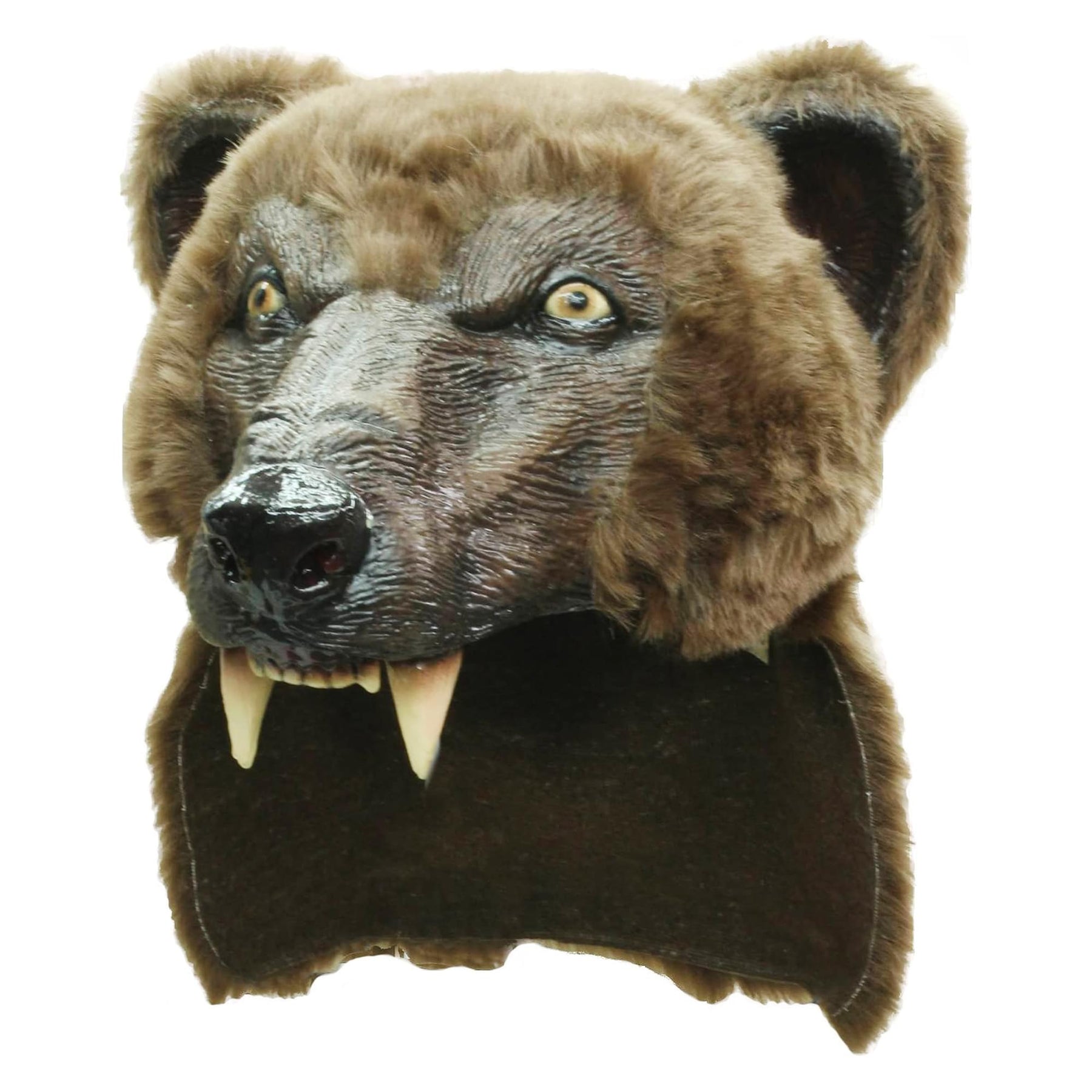 Brown Bear Helmet Adult Costume Accessory