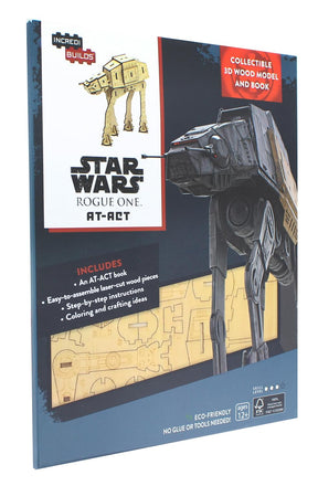 Star Wars Rogue One AT-ACT IncrediBuilds 3D Wood Model