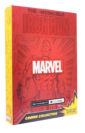 Marvel Comic Cover 9 x 5 Inch Canvas Wall Art | Invincible Iron Man #1