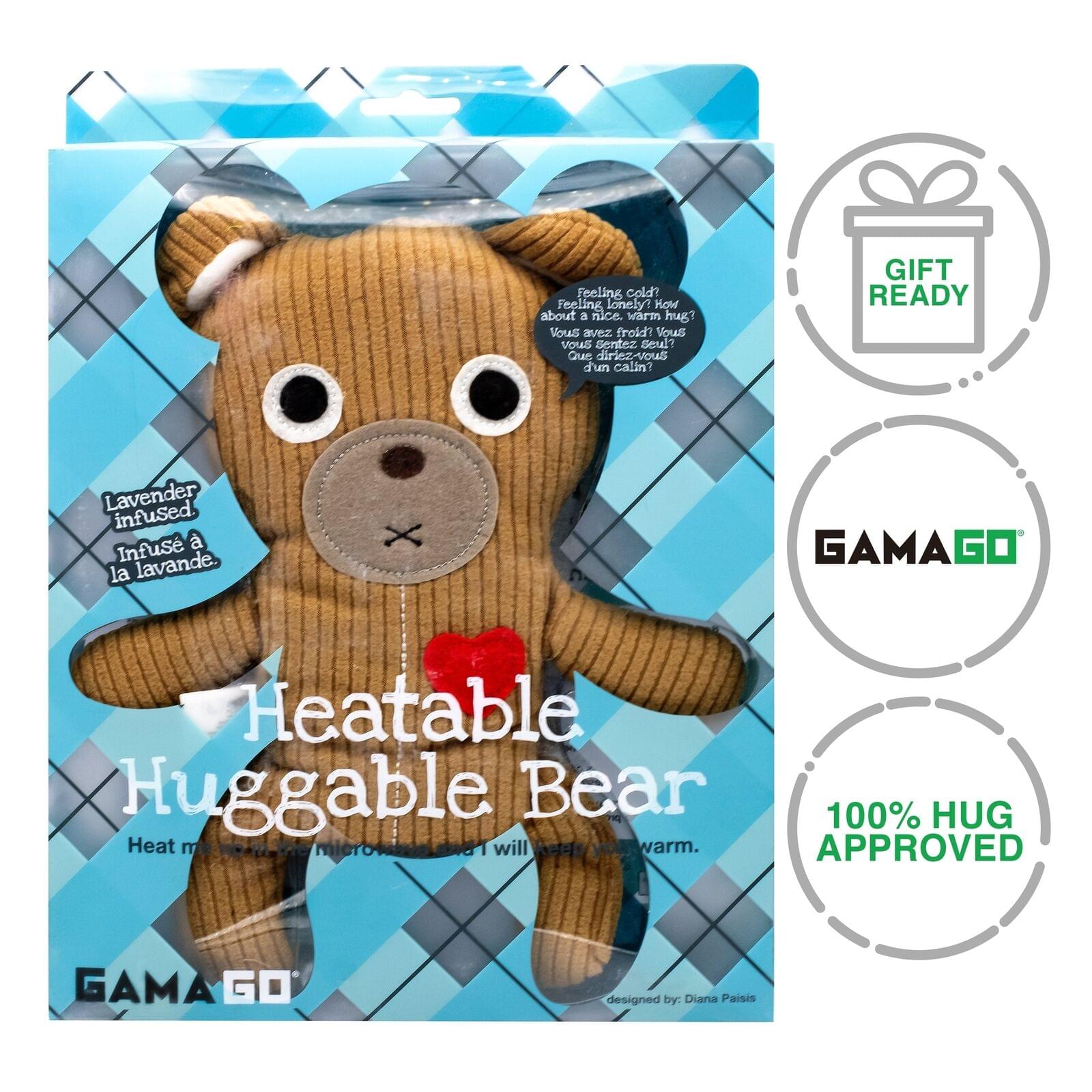 GAMAGO Teddy Bear Heating Pad & Pillow Huggable