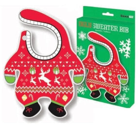 GAMAGO Ugly Xmas Sweater Terrycloth Baby Bib