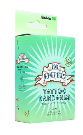 GAMAGO No Regrets Fake Tattoo Bandages | Set of 18