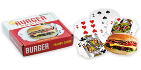 Hamburger-Shaped Playing Cards | 52 Card Deck + 2 Jokers