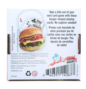 Hamburger-Shaped Playing Cards | 52 Card Deck + 2 Jokers