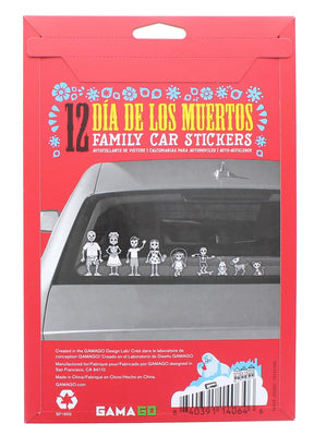GAMAGO Dia De Los Muertos Car Stickers | Set of 12