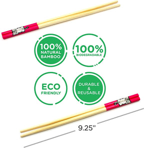 Kitten GAMAGO Cast Bamboo Chopsticks | Set of 4