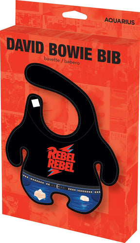 David Bowie Rebel Rebel Terrycloth Baby Bib