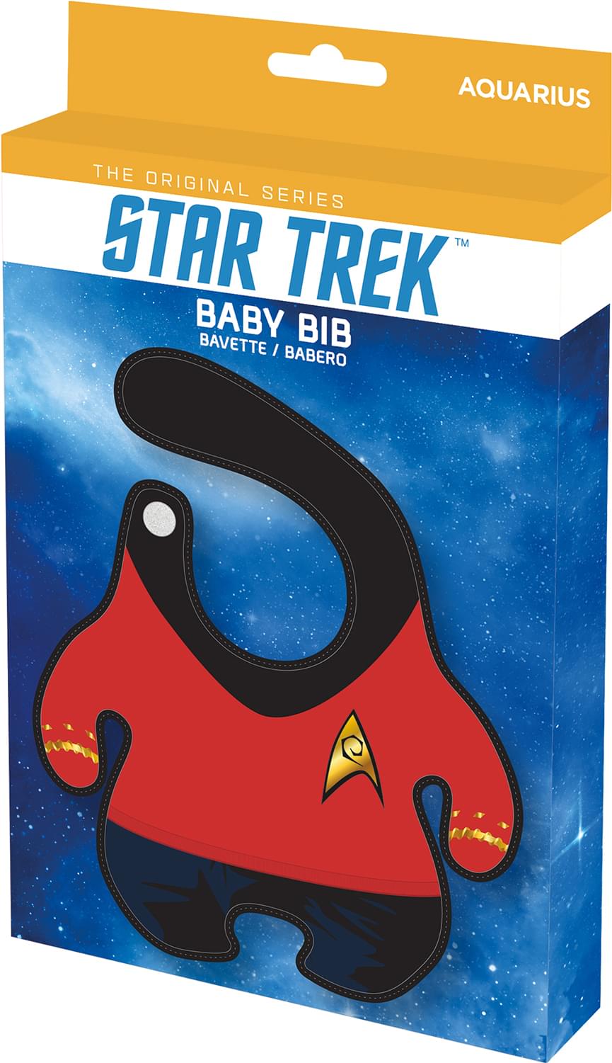 Star Trek The Original Series Engineering Uniform Terrycloth Baby Bib